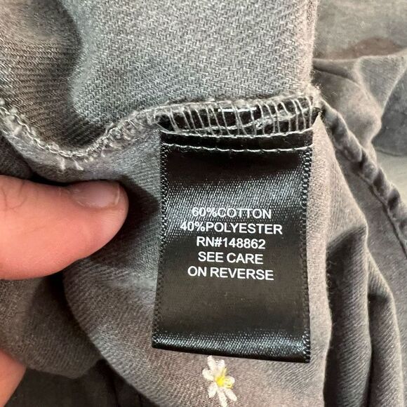 Torrid Taylor Cotton Embroidered daisy Button-Front Shirt size 3x - Picture 9 of 11